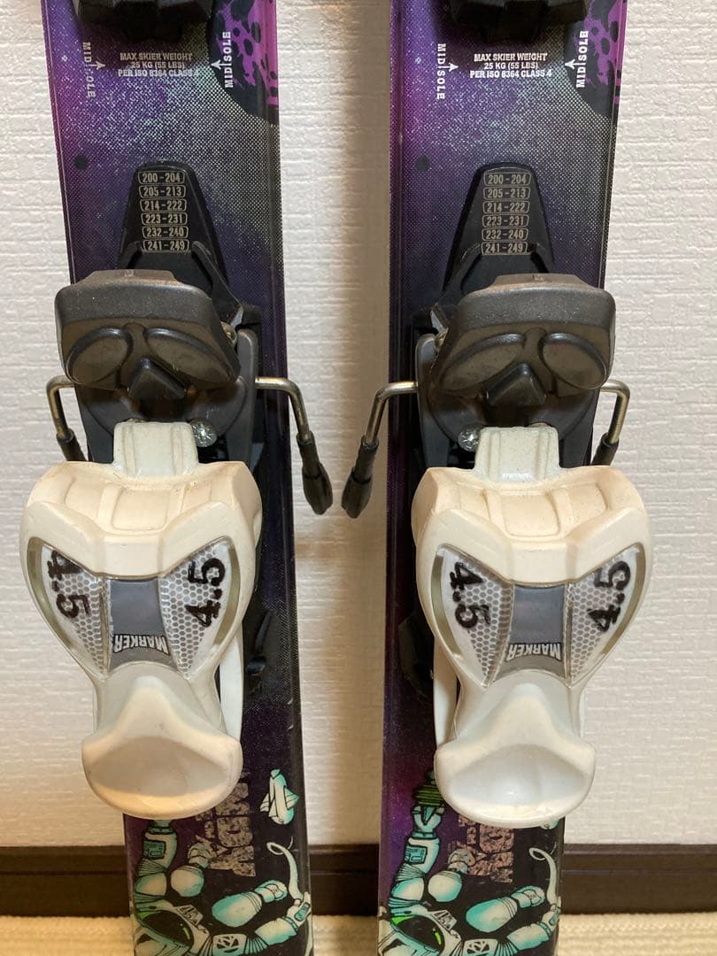 【HOTWAX・チューンナップ済み】K2 INDY 112㎝ ストック4点セット