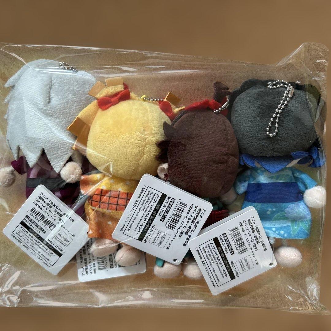 鬼滅の刃　全集中展　ぱぺっとちゃーむ　善子・炭子・猪子・宇髄天元