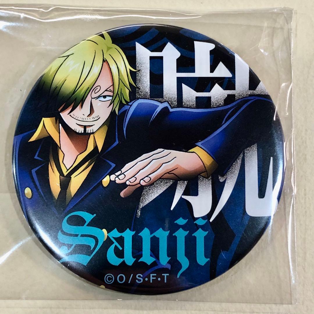 ONE PIECE 輩缶バッジ　サンジ