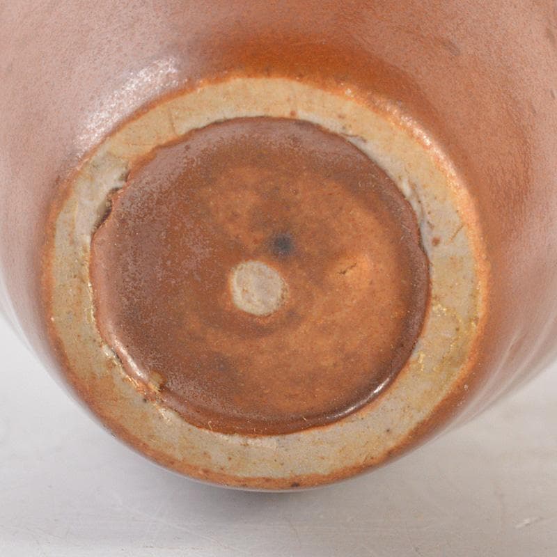 中国　柿釉　小壷　振出壷　C　R6079E