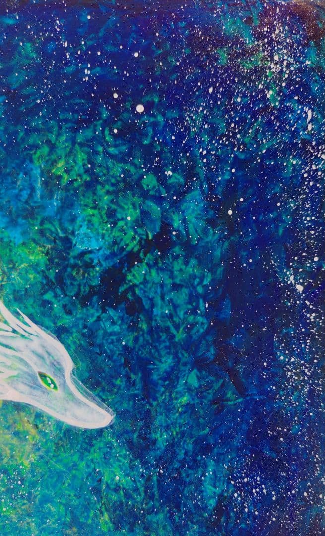 【オパールの白龍】私の作品 一点物 原画販売