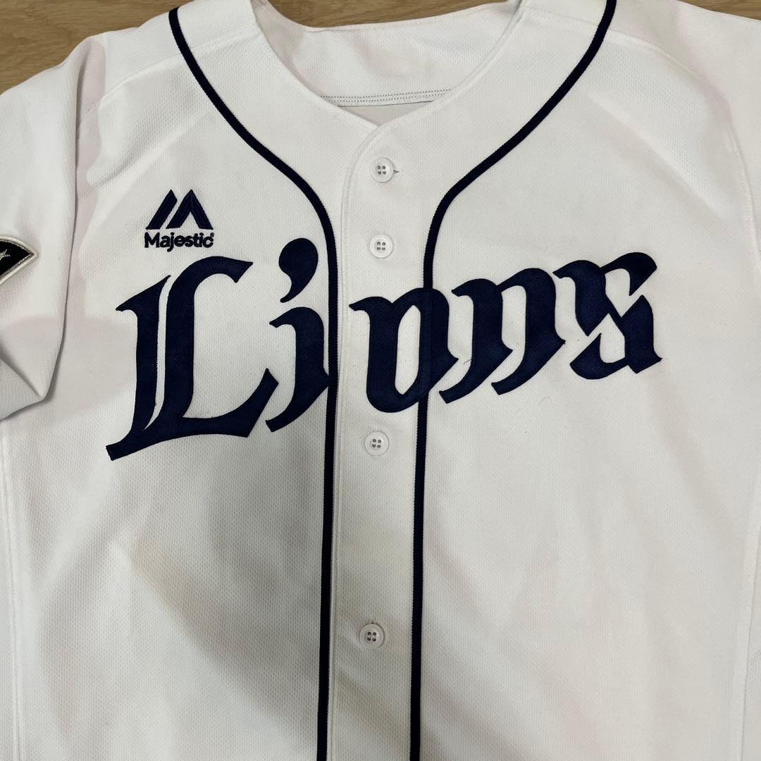 埼玉西武ライオンズ　山下　実使用ホームユニフォーム