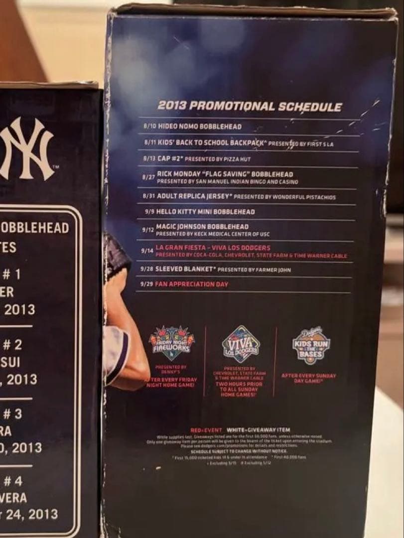 野茂英雄 松井秀喜 ボブルヘッド セット