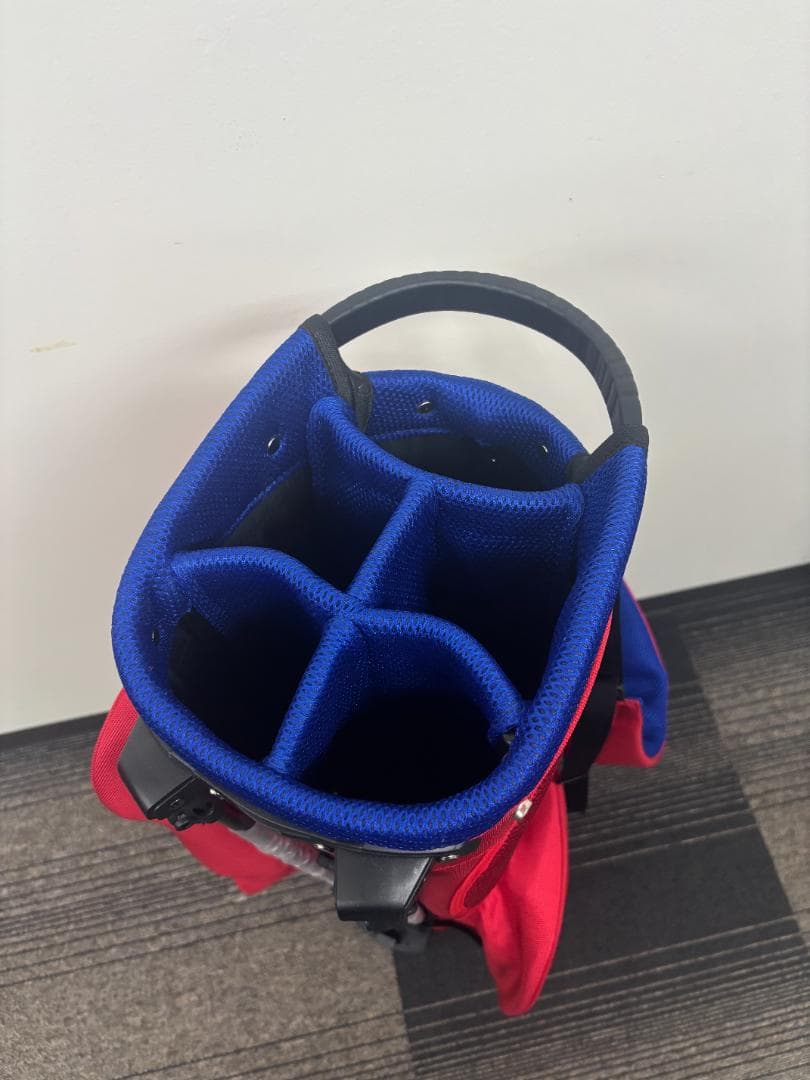 OUTDOOR PRODUCTS スタンド式キャディバッグ レッド