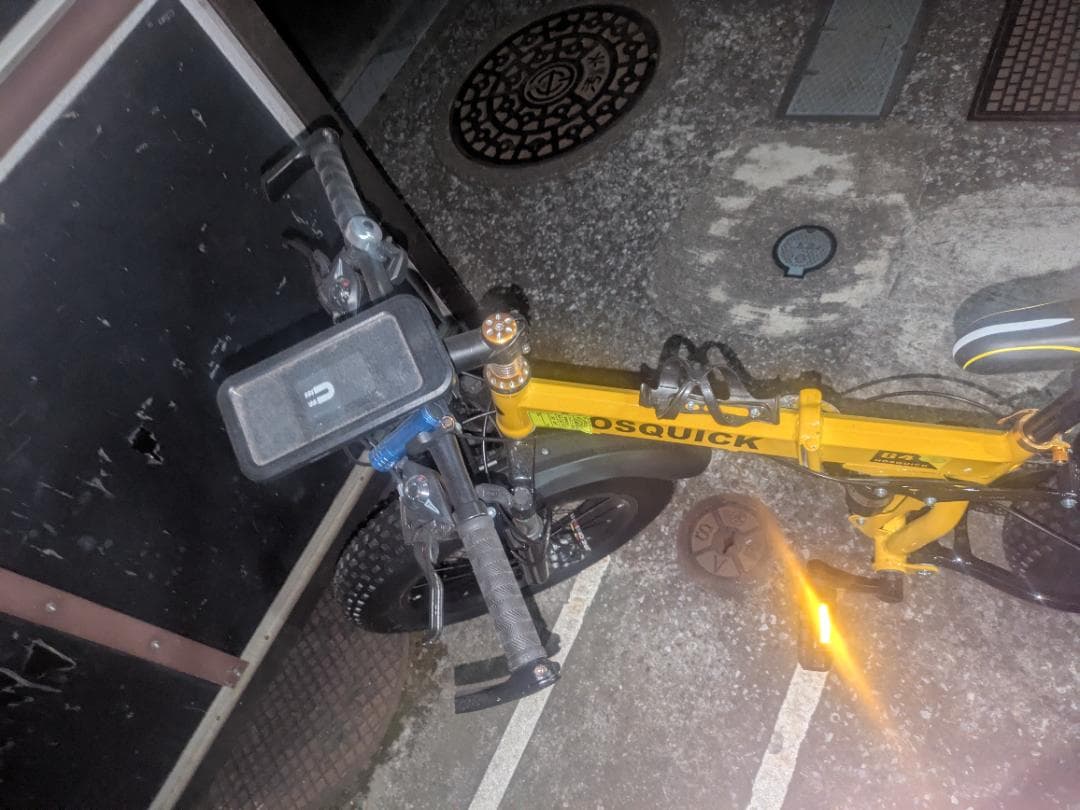 折りたたみ20インチファットタイヤ自転車