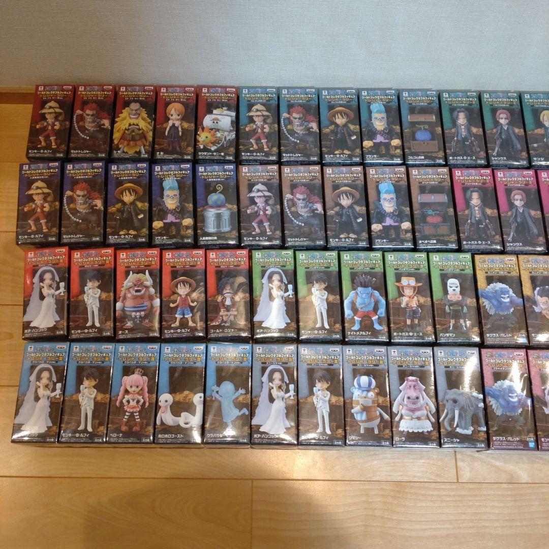 80体コンプリート　ワンピース　ワールドコレクタブルフィギュア　トレジャーラリー