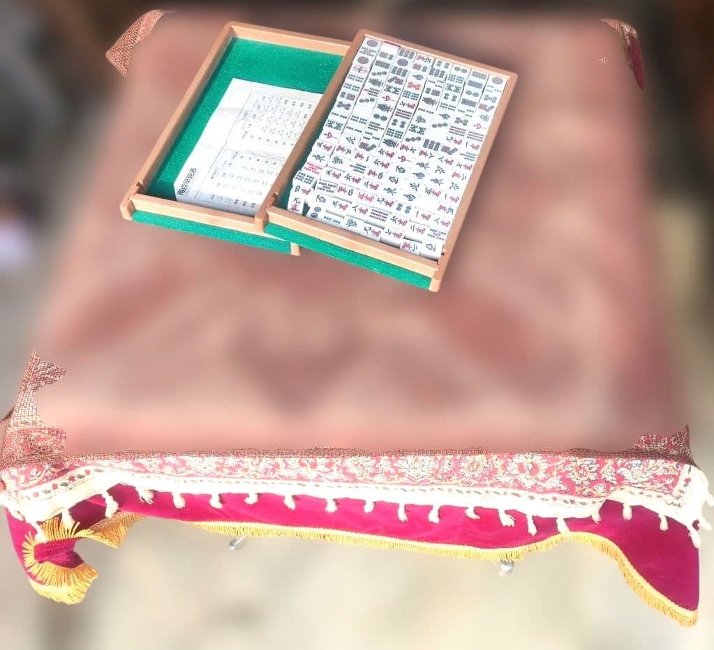 自動麻雀卓 麻雀牌2セット付き