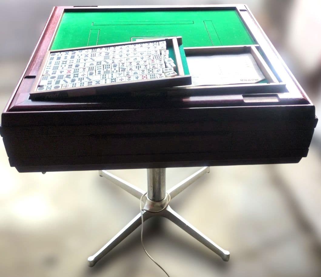 自動麻雀卓 麻雀牌2セット付き