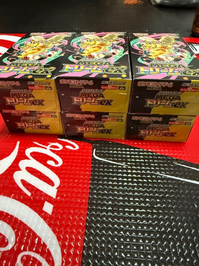 MEGA EX トレーディングカード 6Box
