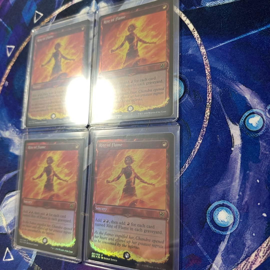 MTG/炎の儀式/Rite of Flame(SS3)Foil×4