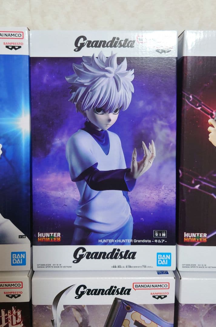 最新プライズGrandistaキルア・クラピカ・範馬勇次郎・猗窩座・キングダム