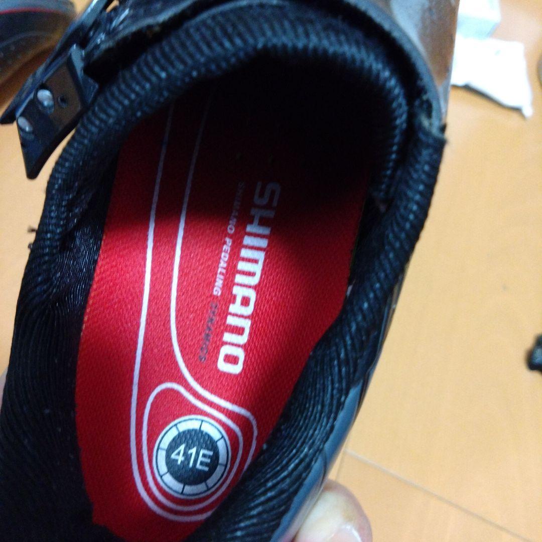 SHIMANO R1 ブラックロードシューズ クリートセット付き