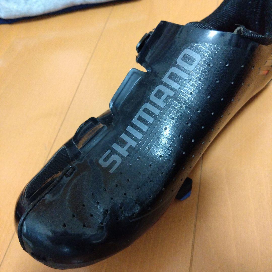 SHIMANO R1 ブラックロードシューズ クリートセット付き