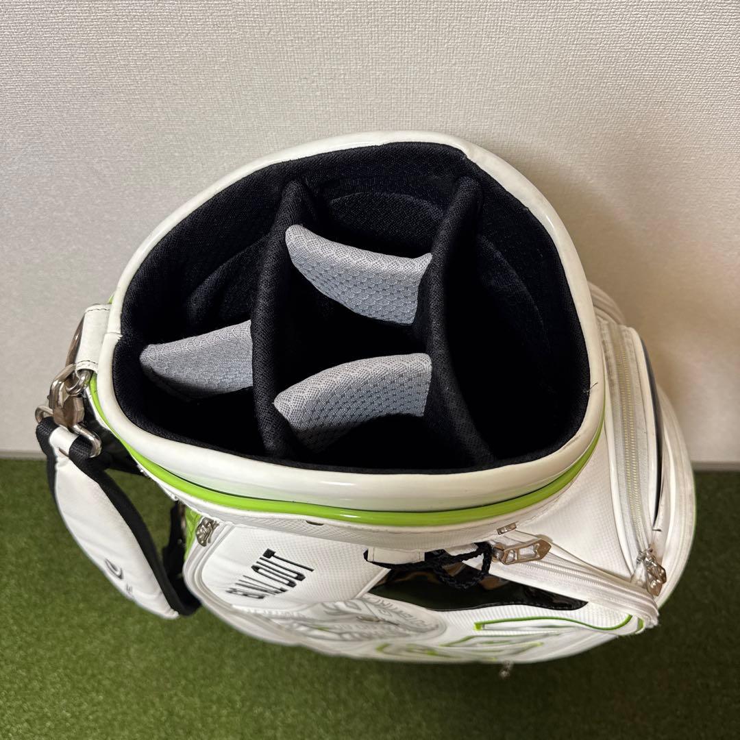 TIGORA キャディバッグ 47.5インチ対応左右非対称デザイン 9型