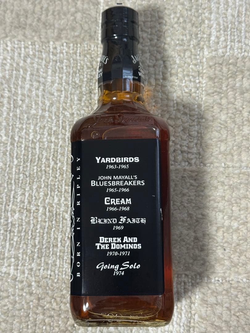 超レア・未開封Eric Clapton公認JACK DANIEL’S ウィスキー