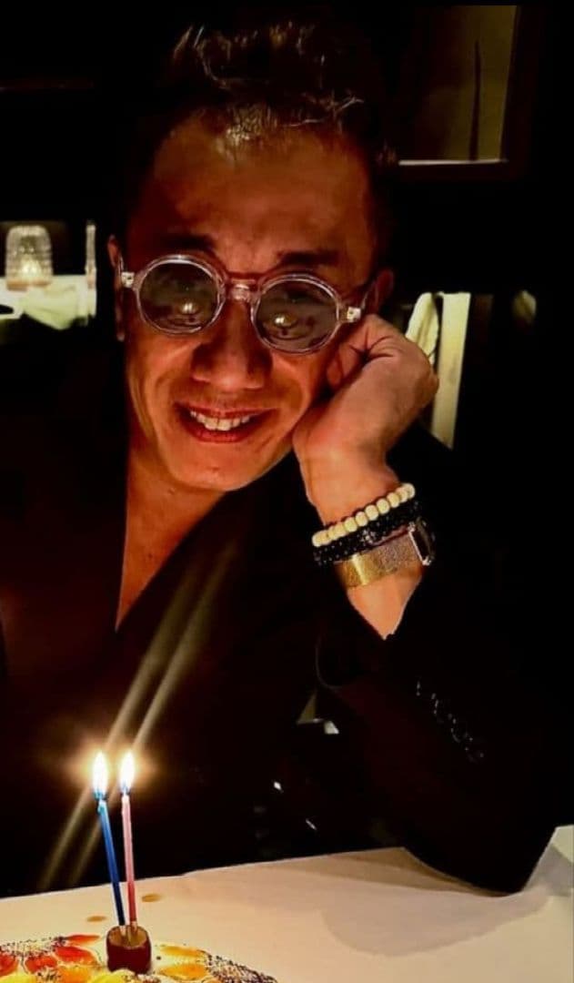 NEW本物 長渕剛さんオニキス2連s925ファンシークロスジルコ付きブレス/数珠