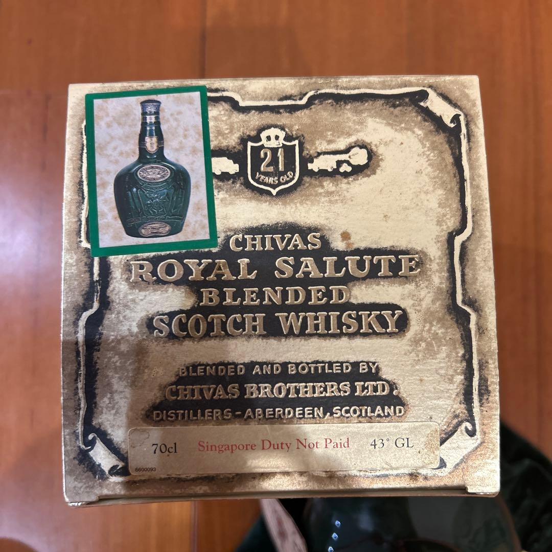 未開栓 Salute 21年 ブレンデッドスコッチウイスキー