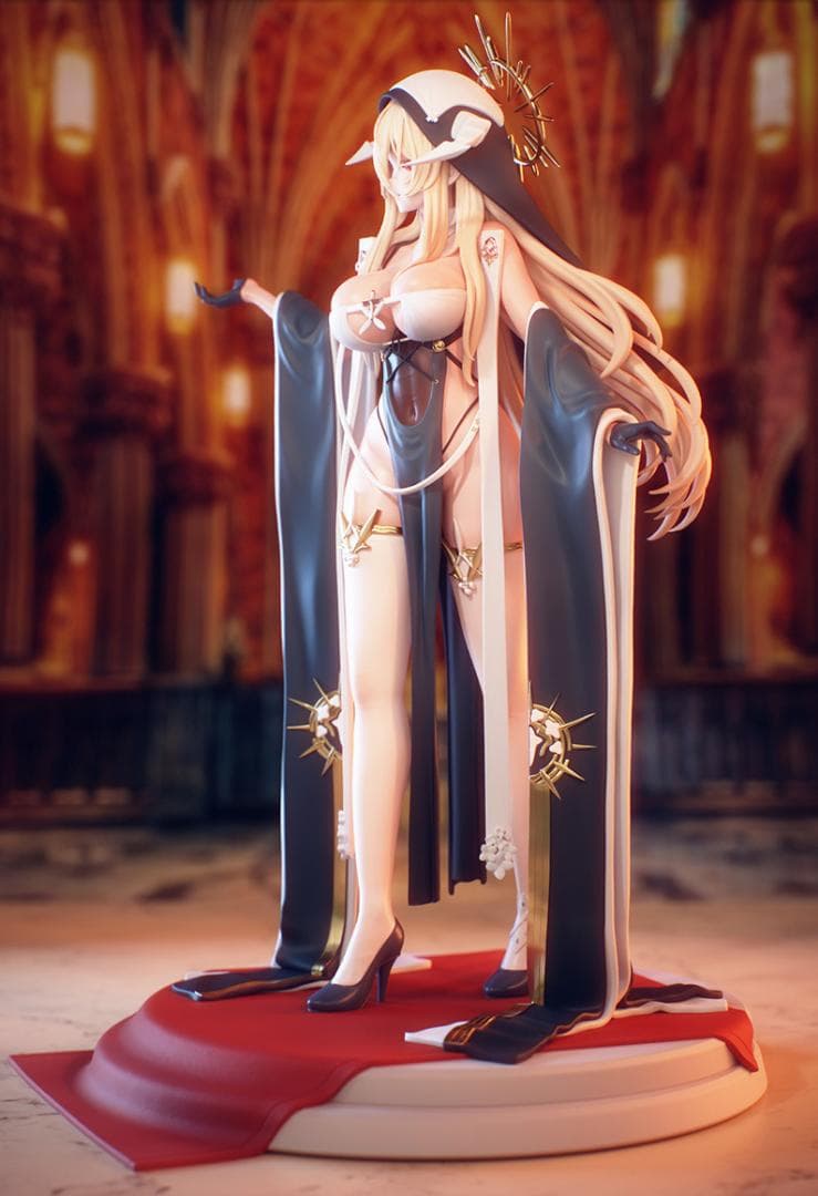 25ｃｍ　インプラカブル 1/7 アズールレーン ガレキ 未塗装未組立　アズレン