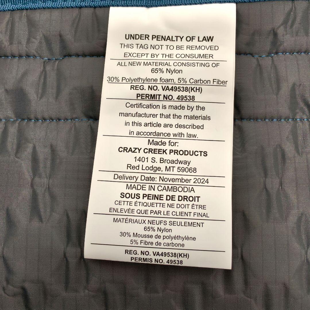 【新品】 クレイジークリーク HEX2.0 オリジナルチェア Aブルー スレート