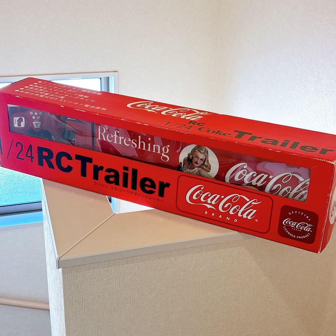 希少！　特大　コカコーラ　トレーラー　ラジコン　全長70cm 120周年記念品