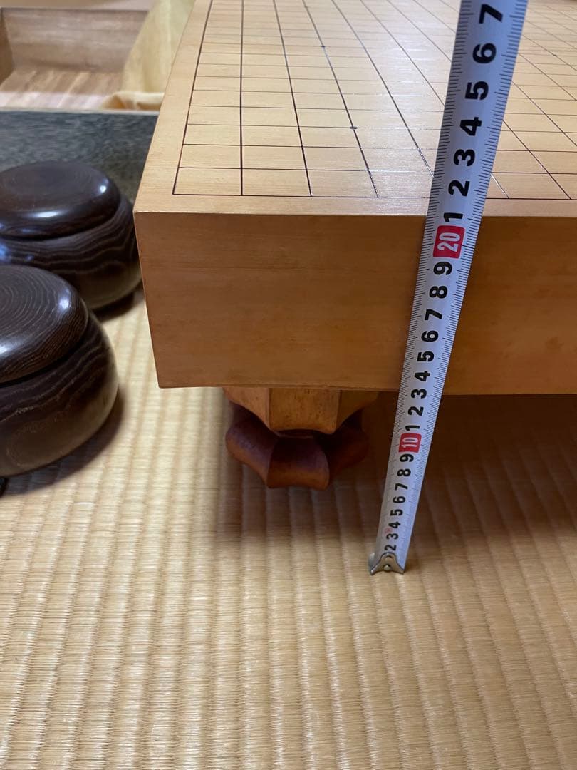 脚付　本榧　囲碁盤　囲碁盤と碁石　カバー付