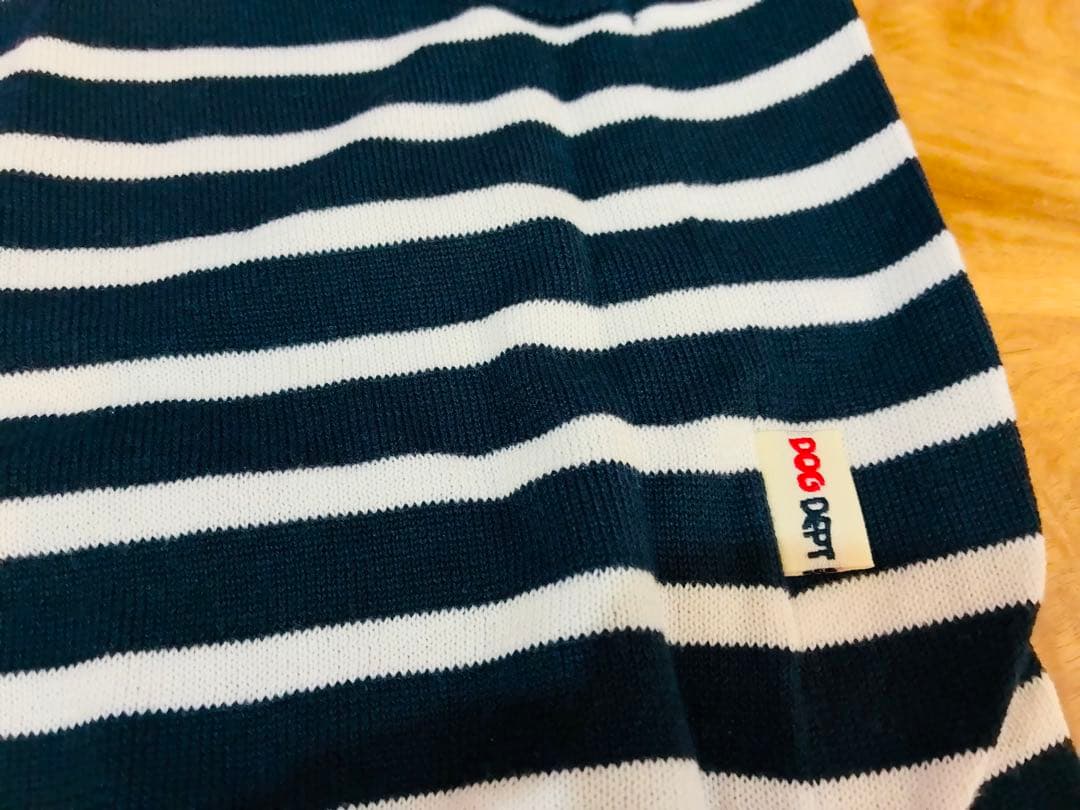 【新品】DOG DEPT ストライプニット犬服
