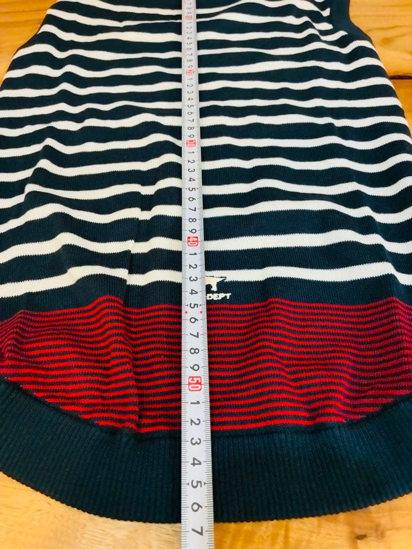 【新品】DOG DEPT ストライプニット犬服