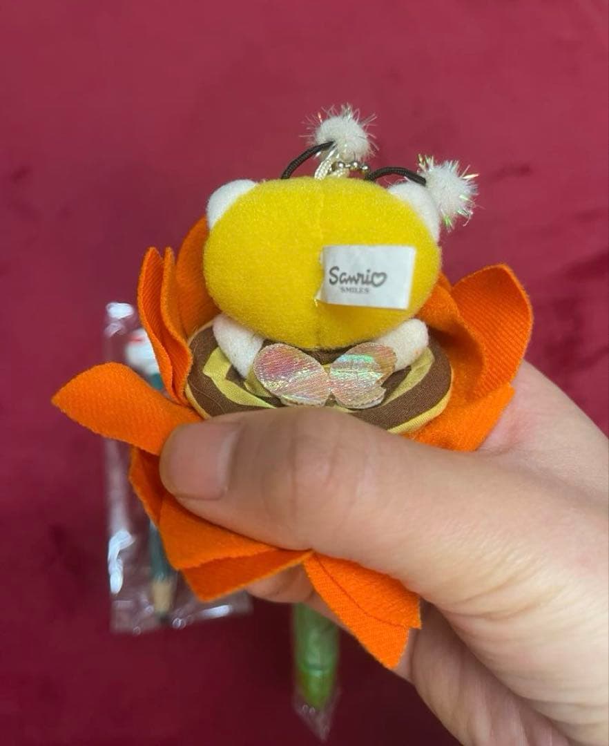 レア·タグ付き☆ご当地キティ 花 妖精 キーホルダー ペン 3体 ぬいぐるみ