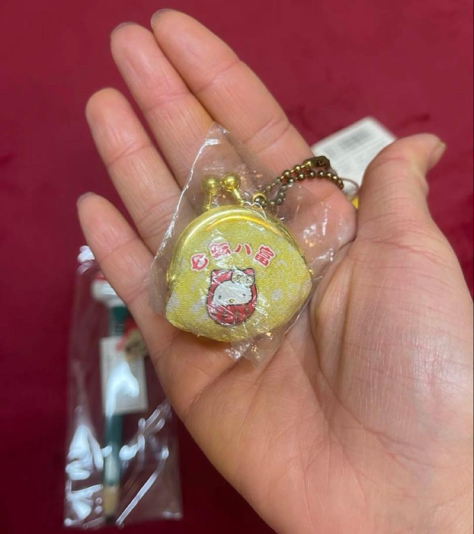 レア·タグ付き☆ご当地キティ 花 妖精 キーホルダー ペン 3体 ぬいぐるみ