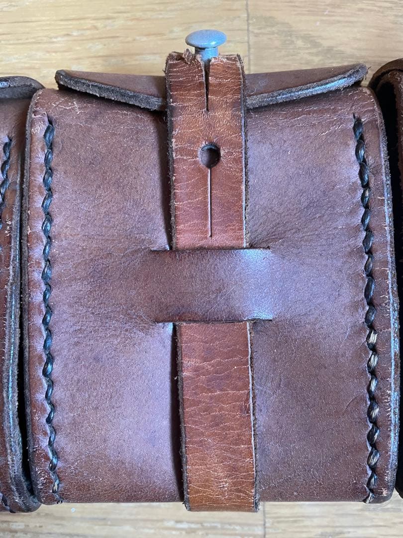 スウェーデン軍５連ベルト　カオスポーチ　バンダリアポーチ