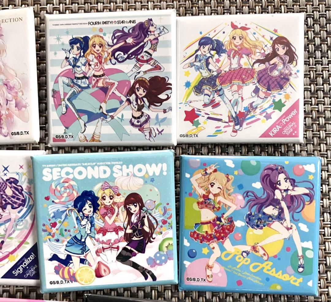 アイカツ CD ジャケット 缶バッジ 13個セット