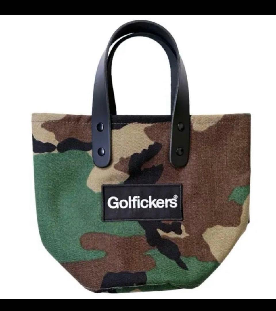 ゴルフィッカーズ golfickers カートバッグ　カートバック　カモ　美中古