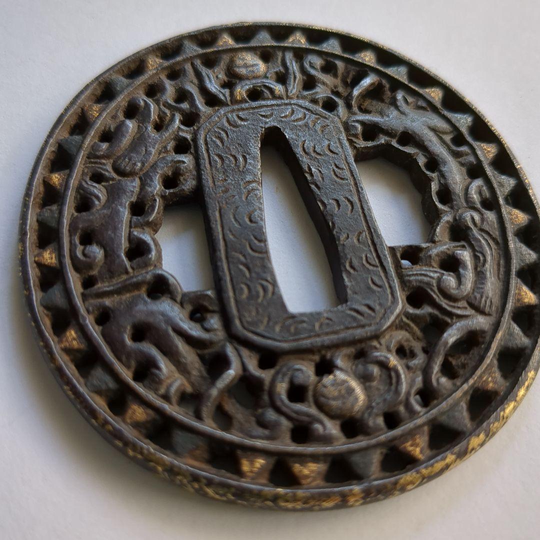 日本刀　鍔　 南蛮鍔(36)