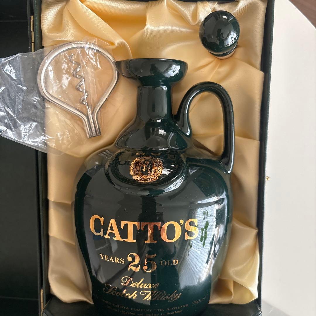 CATTO'S 25年熟成スコッチウイスキー deluxe750ml 希少　古酒