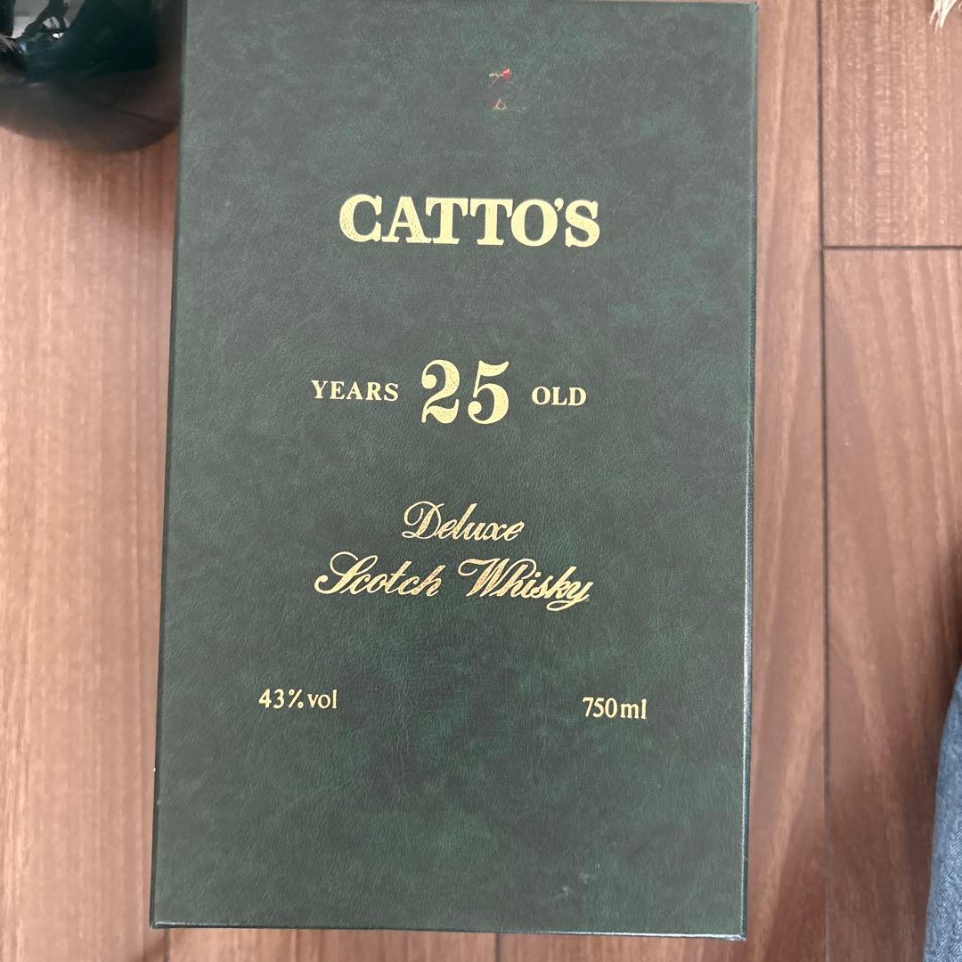 CATTO'S 25年熟成スコッチウイスキー deluxe750ml 希少　古酒