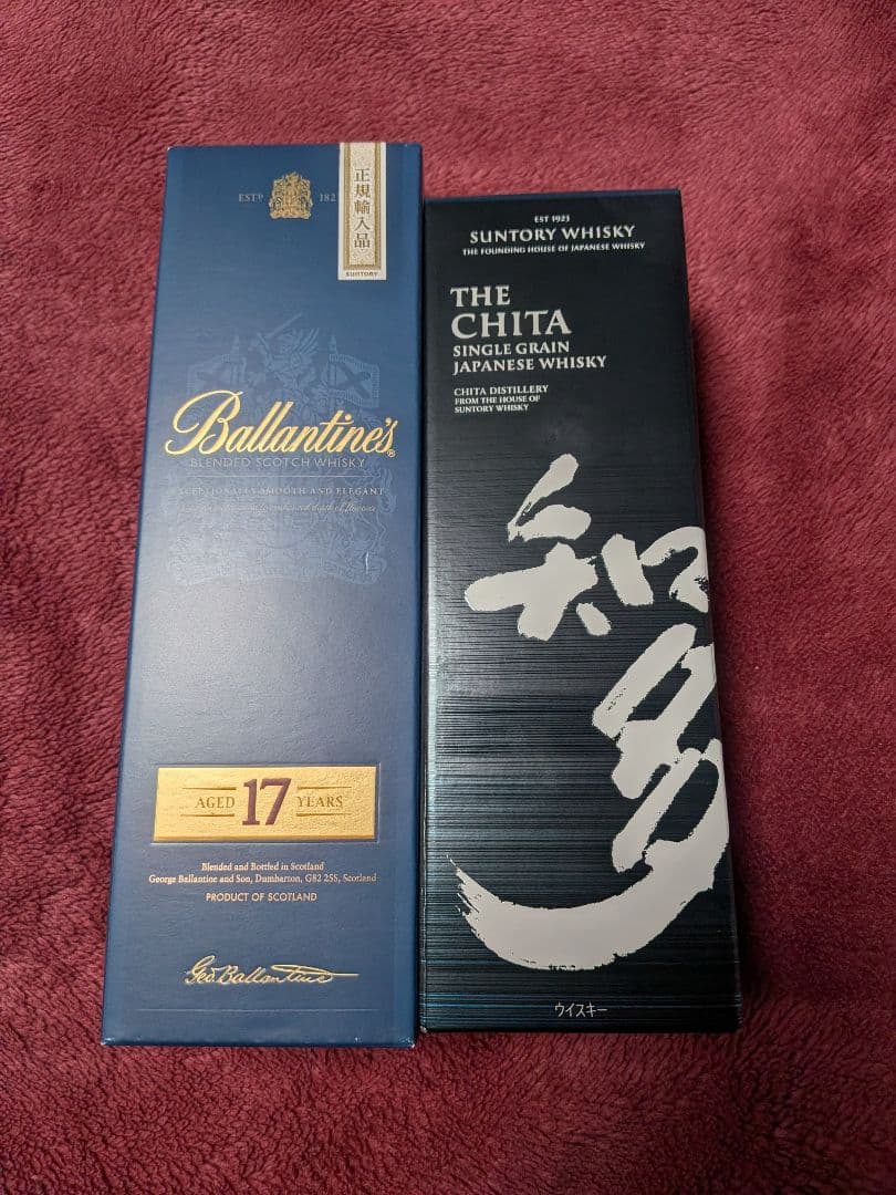 【新品未開封】『Ballantine's17年 正規輸入品』&『知多』セット