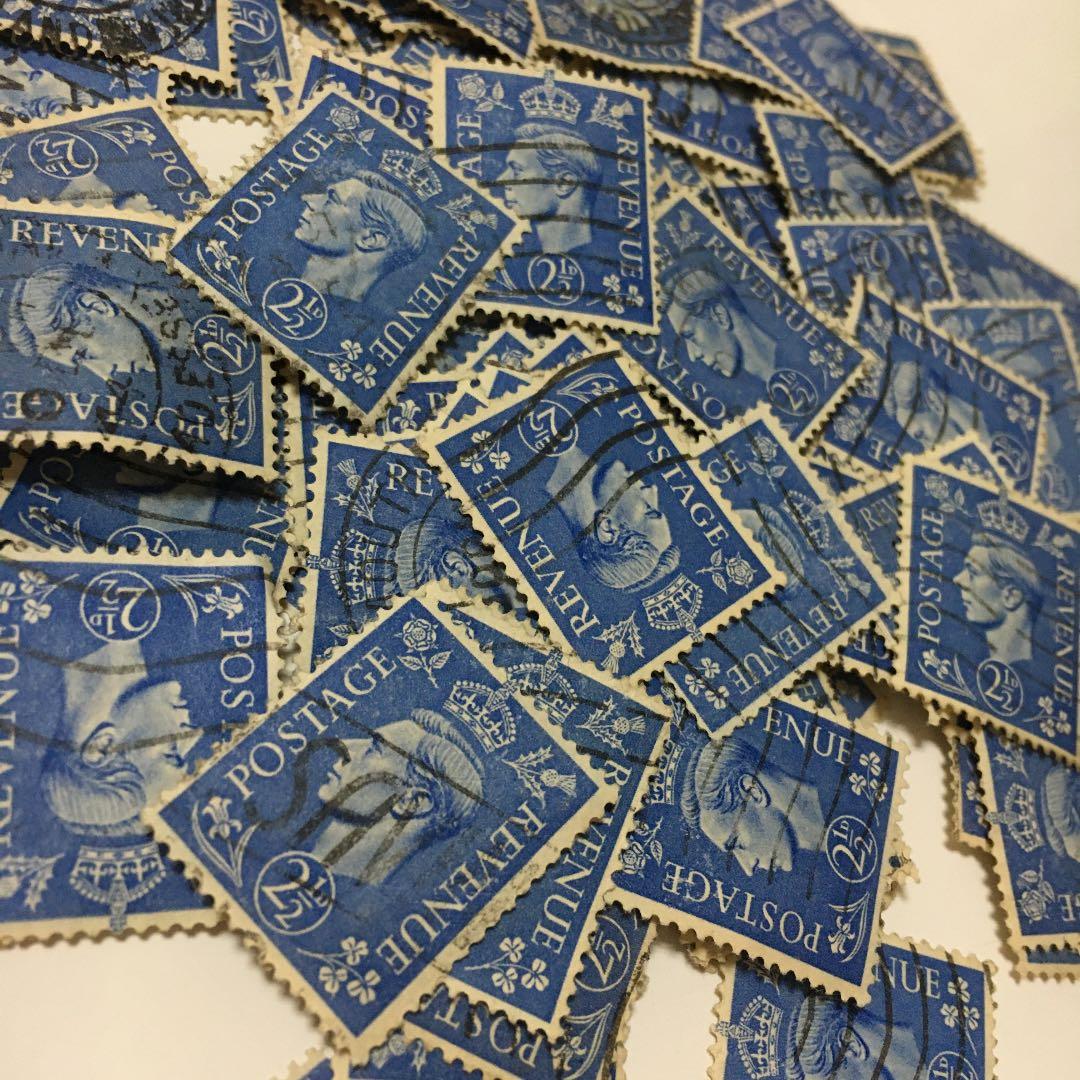 海外切手 100枚 同梱250円