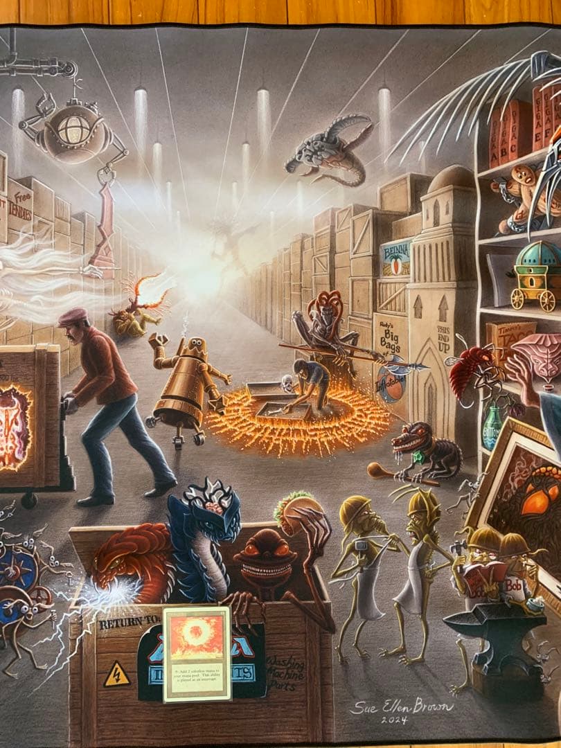 新品未使用　Antiquities プレイマット Sue Ellen Brown