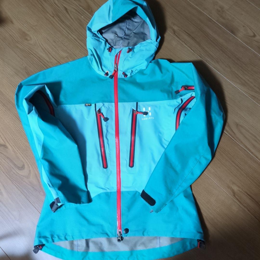 Haglöfs ターコイズ 雪山バックカントリー用ジャケット