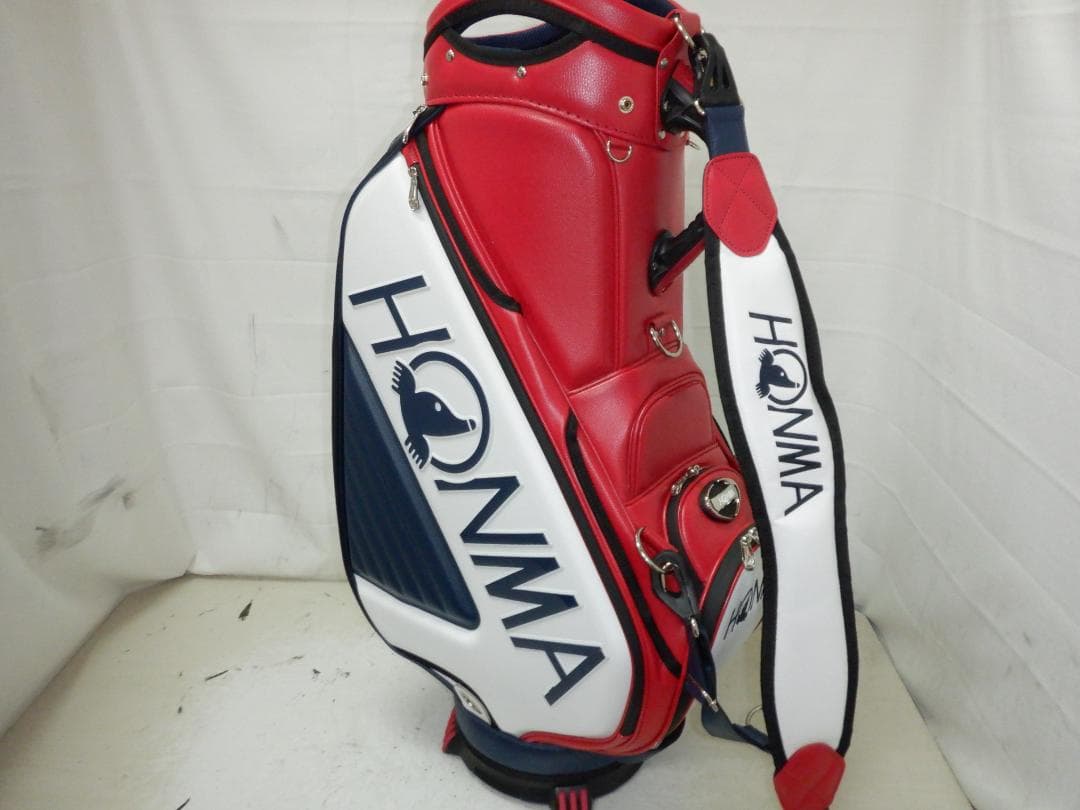 HONMA★本間ゴルフ★9.5型★３点式★美品★プロモデル(RED×WH×NV)