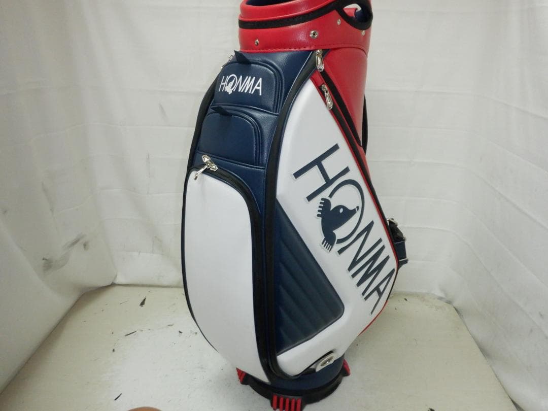 HONMA★本間ゴルフ★9.5型★３点式★美品★プロモデル(RED×WH×NV)