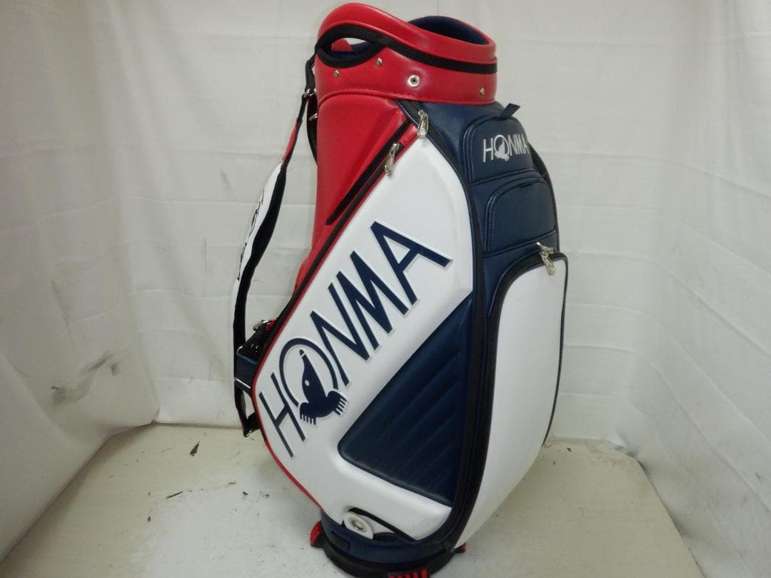 HONMA★本間ゴルフ★9.5型★３点式★美品★プロモデル(RED×WH×NV)
