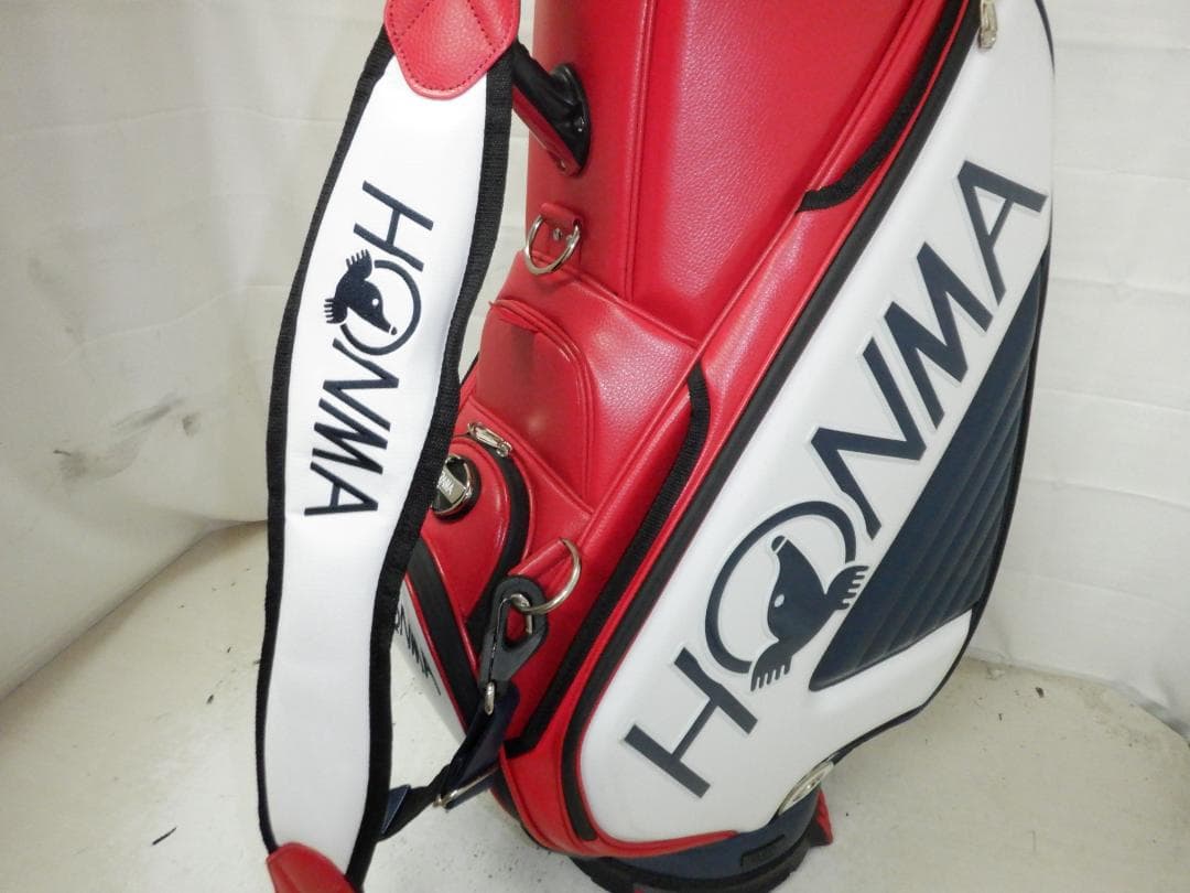 HONMA★本間ゴルフ★9.5型★３点式★美品★プロモデル(RED×WH×NV)