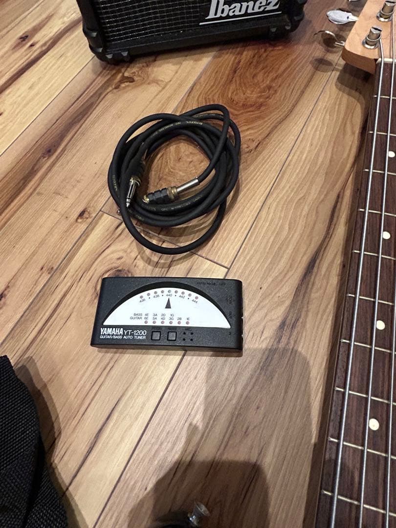 Fender ジャズベース ブラック 初心者セット（ミディアムスケール）