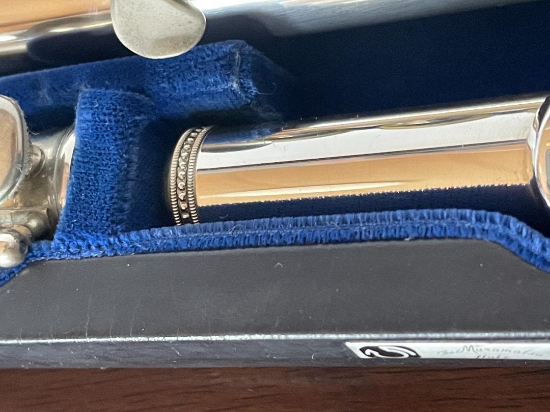 ムラマツフルート インラインリングキー 頭部管銀製 ＭＲ－１２０