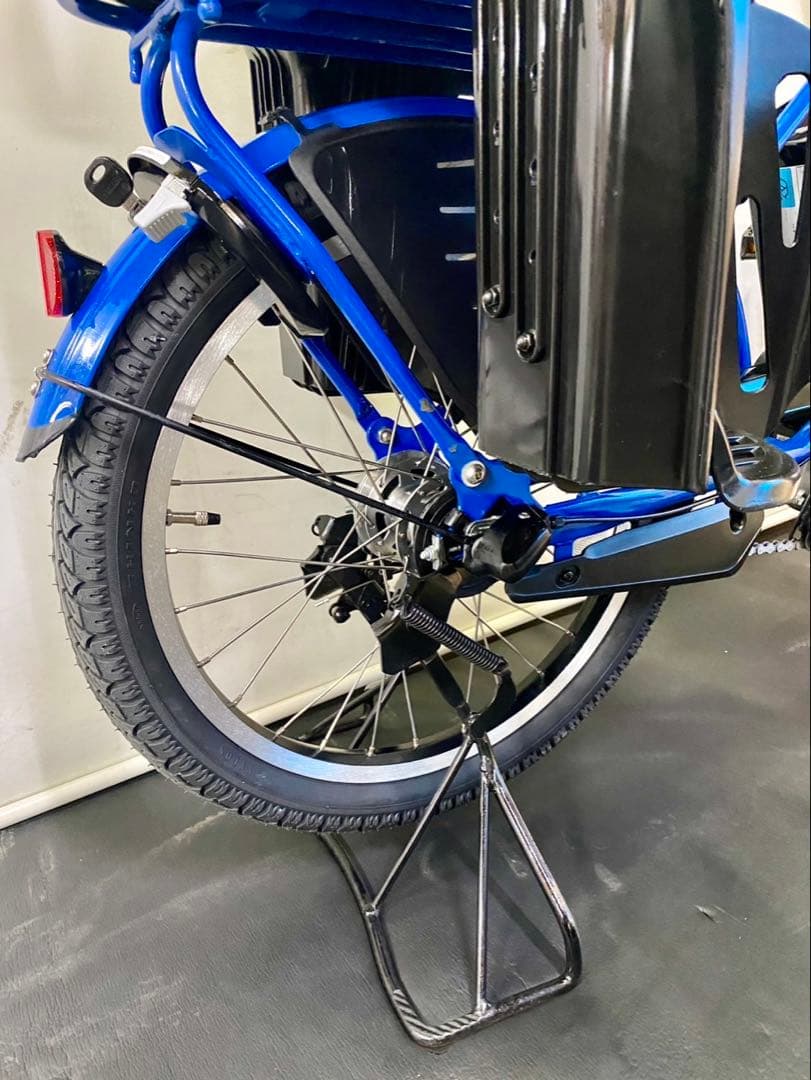 1年保証 ヤマハ　パスバビー　20インチ　子供乗せ　青色　電動アシスト自転車