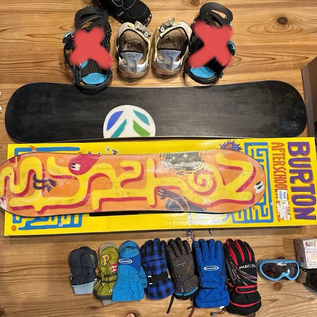 BURTON .スノーボードセット 2.3歳から10歳位（21cm）まで