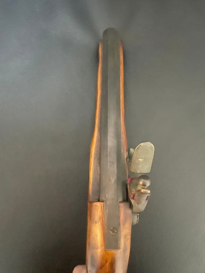 フリントロックピストル 木製グリップ