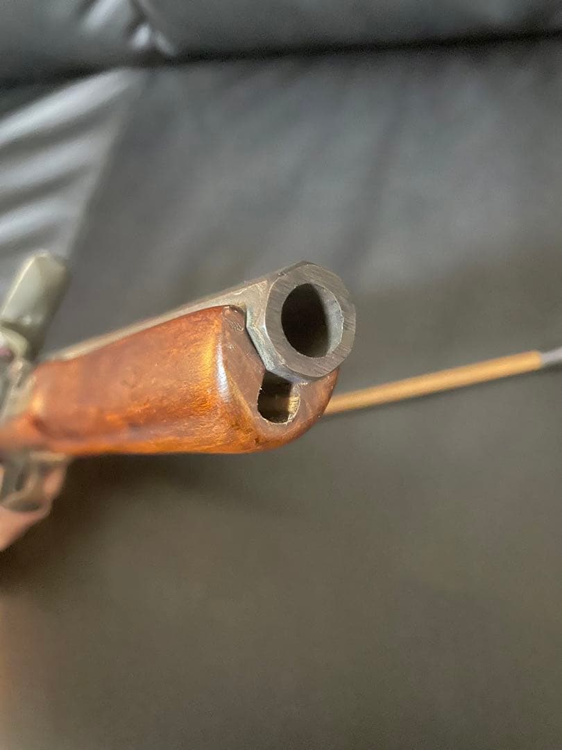 フリントロックピストル 木製グリップ