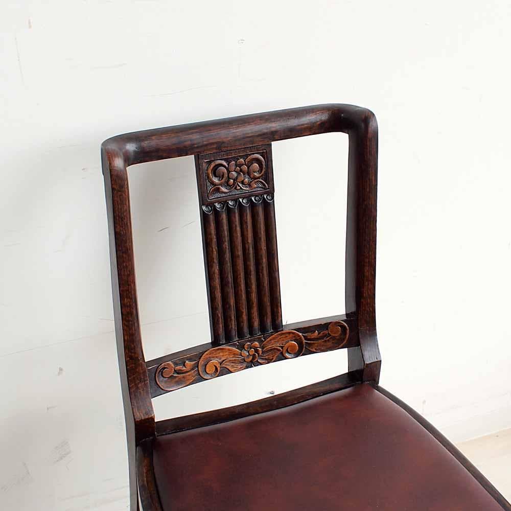 ミッキー様 バルボスレッグ オーク材 チェア D ZR24226